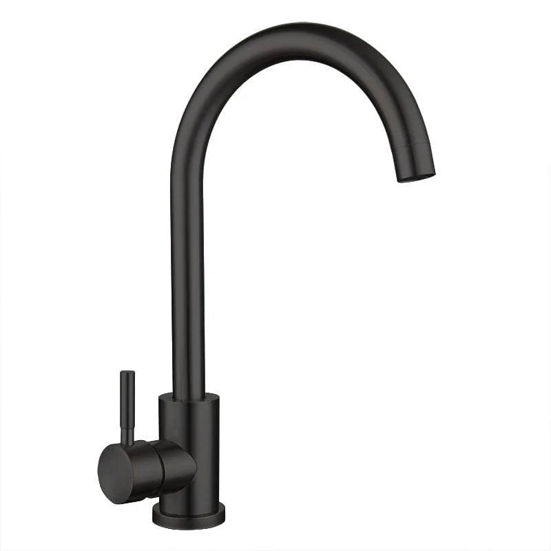 Mitigeur de Cuisine Noir Mat Pivotant 360° - Le Mitigeur