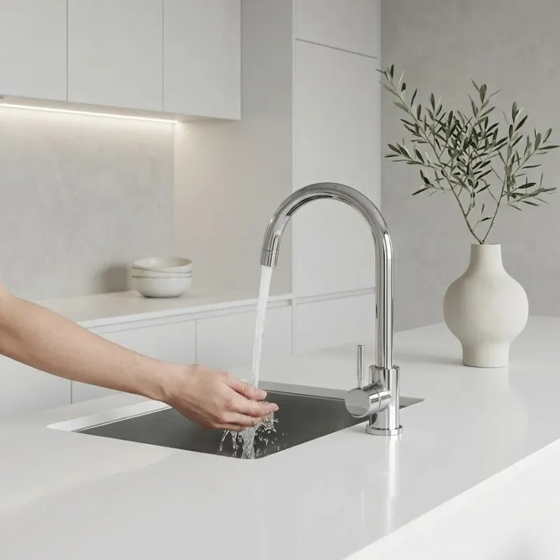 Mitigeur de Cuisine Chrome Pivotant 360°  Le Mitigeur