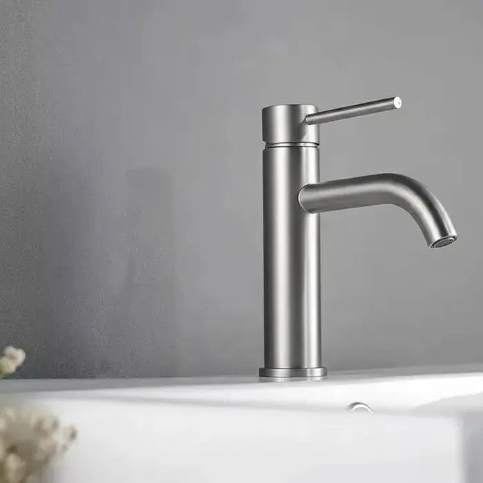 Robinet lavabo en inox brossé Le Mitigeur
