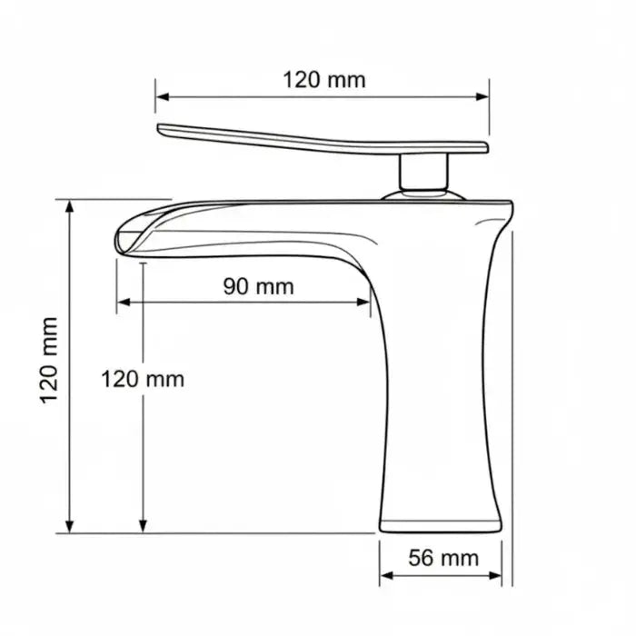 Robinet lavabo en laiton antique Le Mitigeur