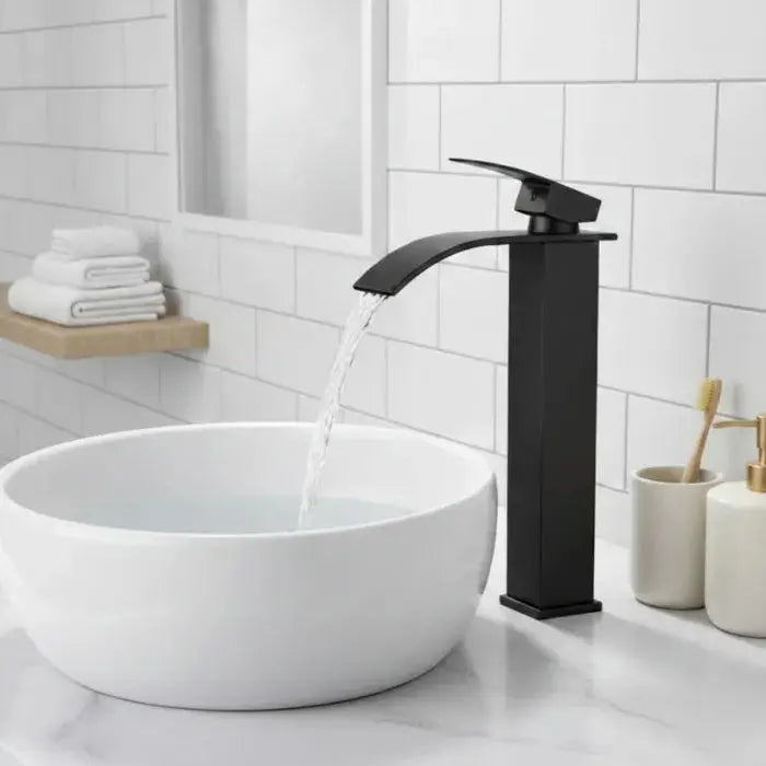 Robinet vasque noir en acier inox Le Mitigeur