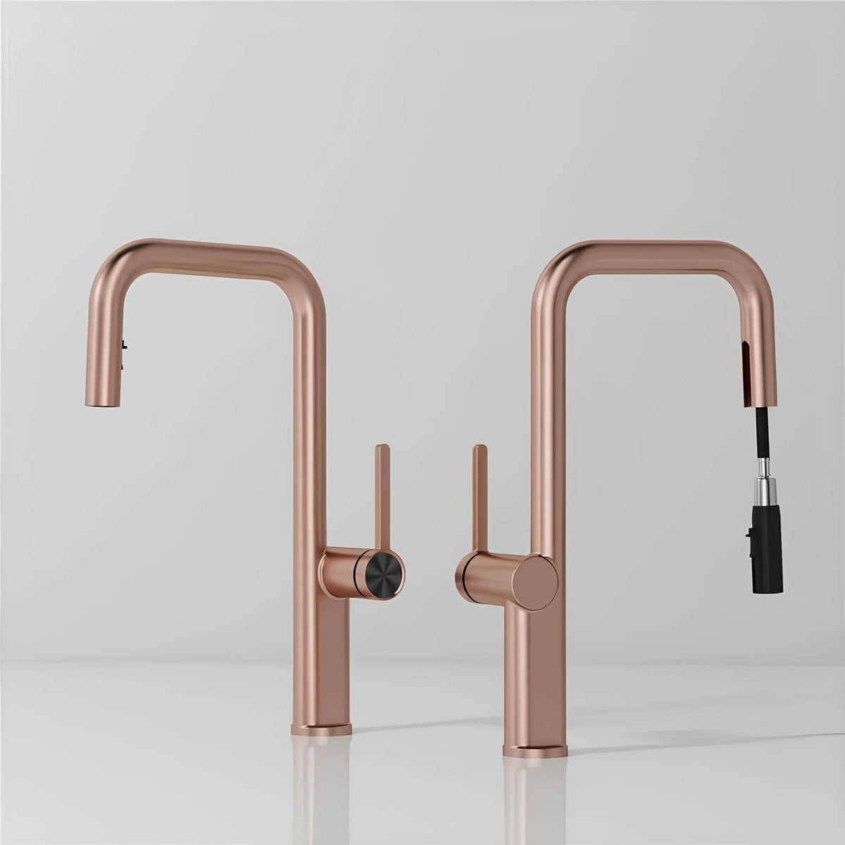 Robinet de cuisine en laiton à bec pivotant 360° – design