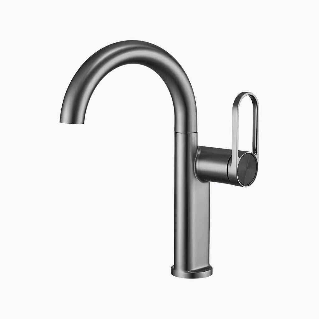Robinet lavabo haut en laiton – mitigeur avec bec pivotant  Le Mitigeur