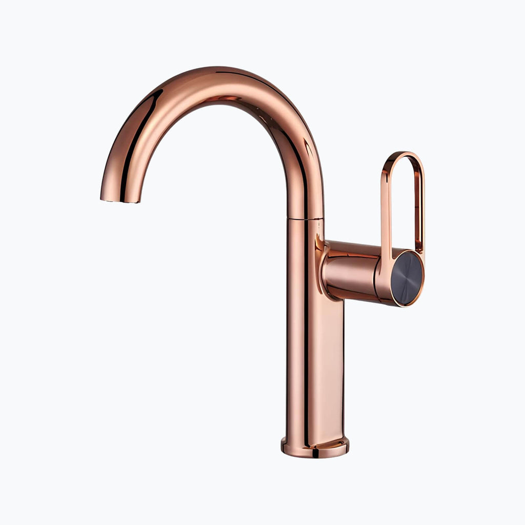 Robinet lavabo haut en laiton – mitigeur avec bec pivotant  Le Mitigeur