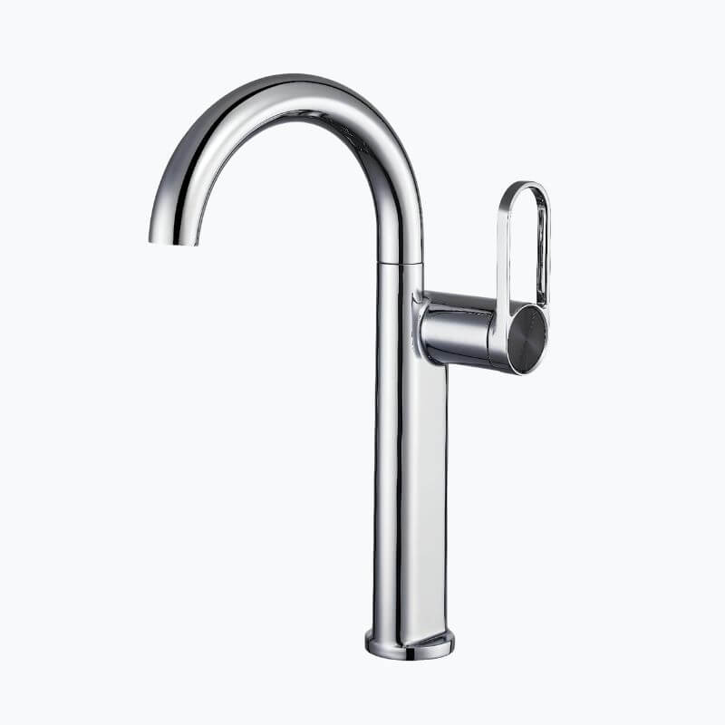 Robinet lavabo haut en laiton – mitigeur avec bec pivotant  Le Mitigeur