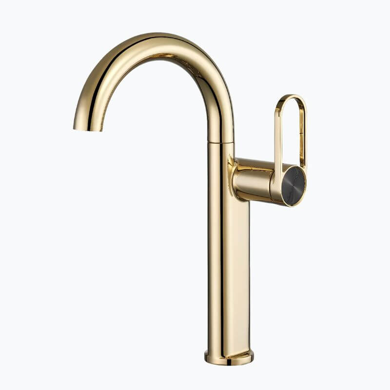 Robinet lavabo haut en laiton – mitigeur avec bec pivotant  Le Mitigeur