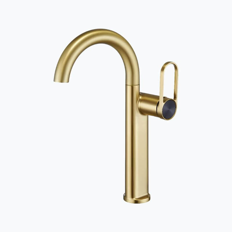 Robinet lavabo haut en laiton – mitigeur avec bec pivotant  Le Mitigeur