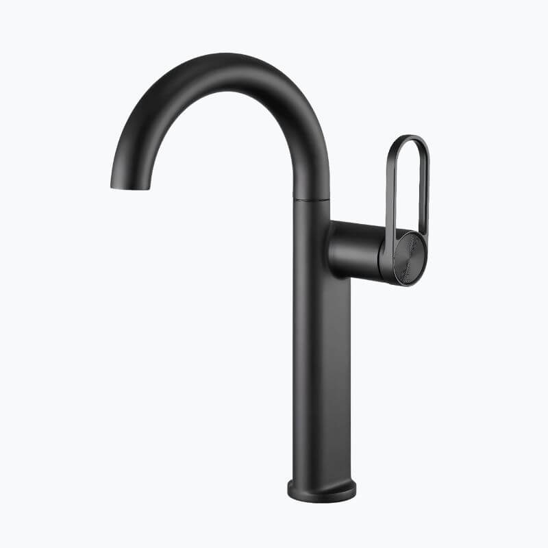 Robinet lavabo haut en laiton – mitigeur avec bec pivotant  Le Mitigeur