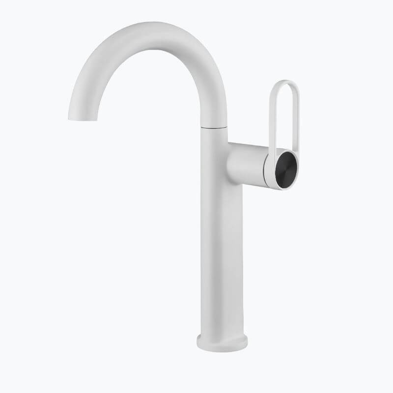 Robinet lavabo haut en laiton – mitigeur avec bec pivotant  Le Mitigeur