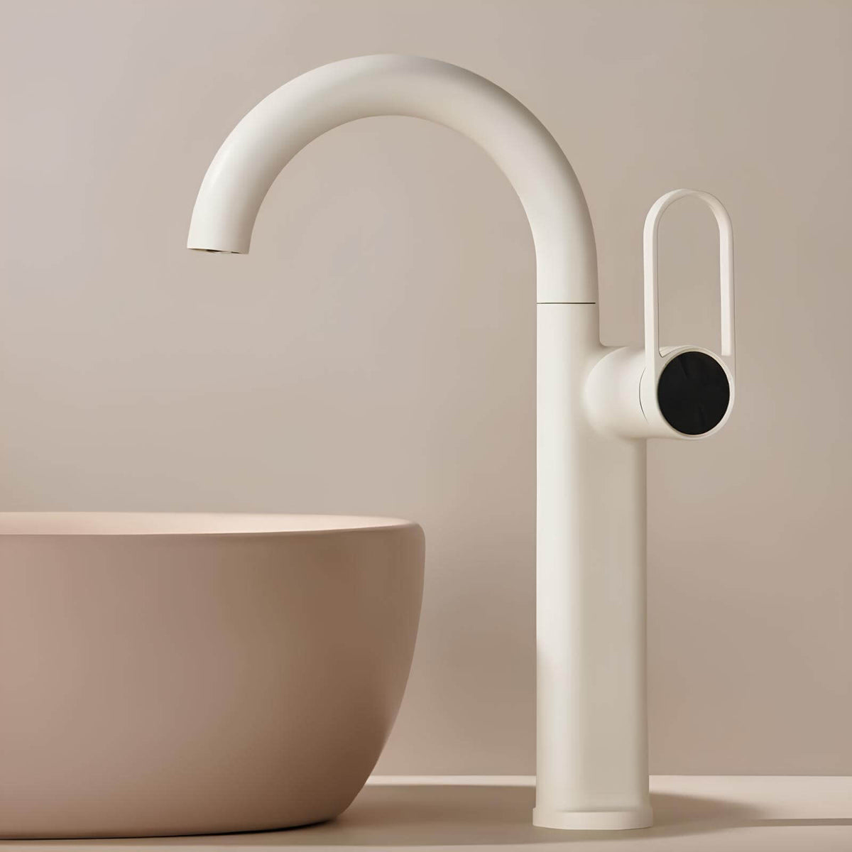 Robinet lavabo haut en laiton – mitigeur avec bec pivotant  Le Mitigeur