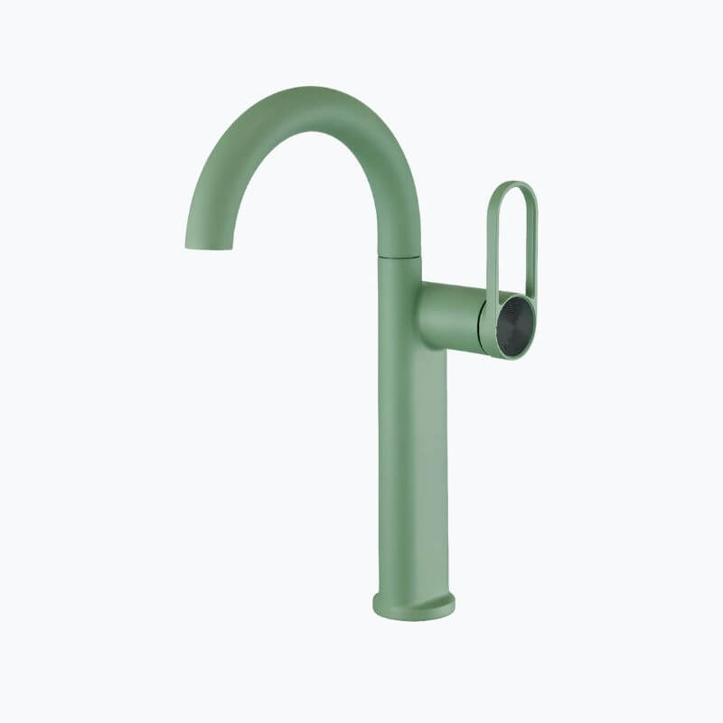 Robinet lavabo haut en laiton – mitigeur avec bec pivotant  Le Mitigeur