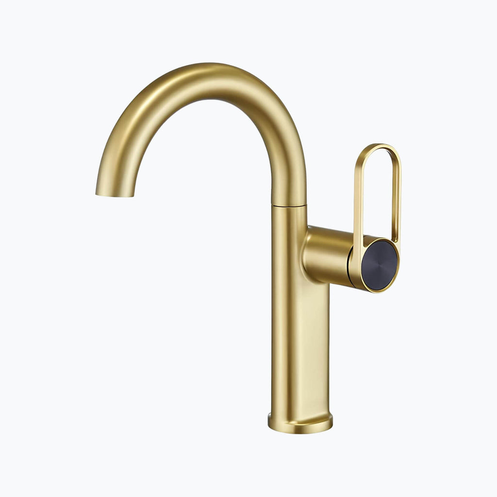 Robinet lavabo haut en laiton – mitigeur avec bec pivotant  Le Mitigeur