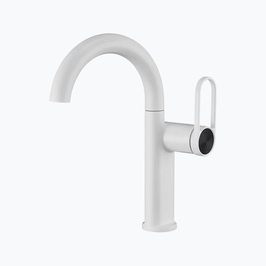 Robinet lavabo haut en laiton – mitigeur avec bec pivotant  Le Mitigeur