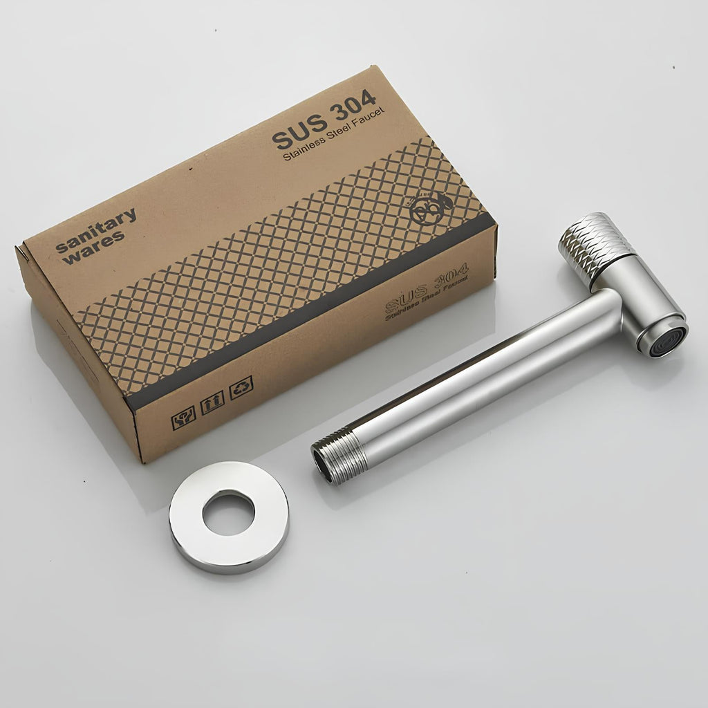 Robinet mural en acier inoxydable – eau froide uniquement, pour intérieur et extérieur  Le Mitigeur