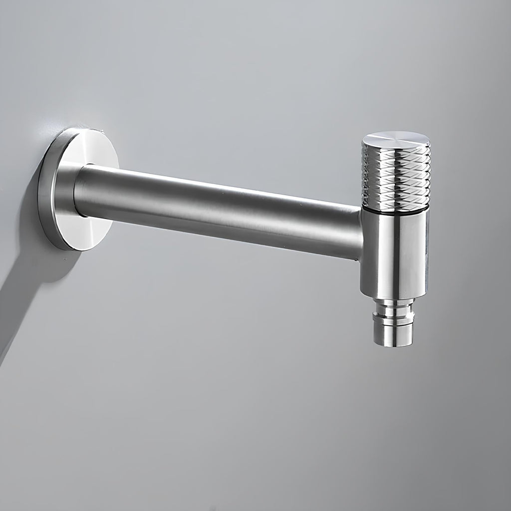 Robinet mural en acier inoxydable – eau froide uniquement, pour intérieur et extérieur  Le Mitigeur