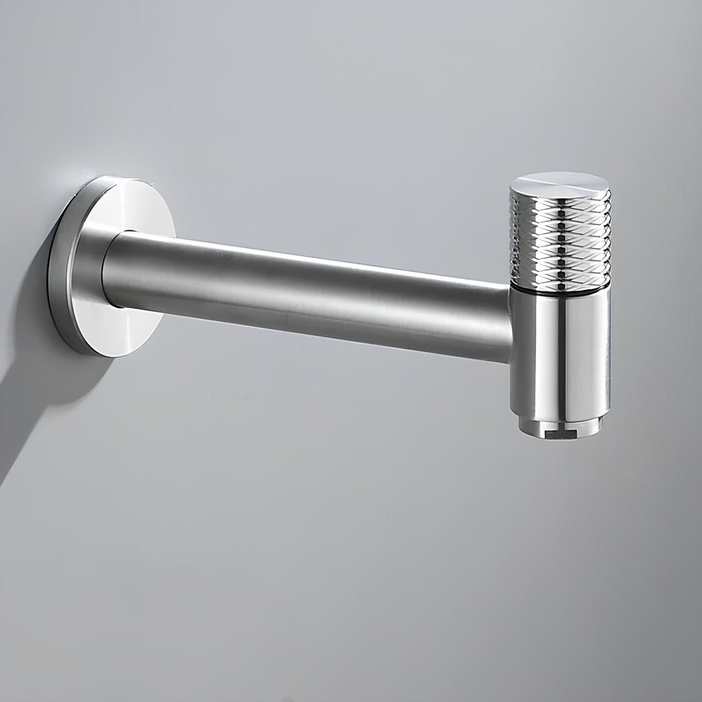 Robinet mural en acier inoxydable – eau froide uniquement, pour intérieur et extérieur  Le Mitigeur