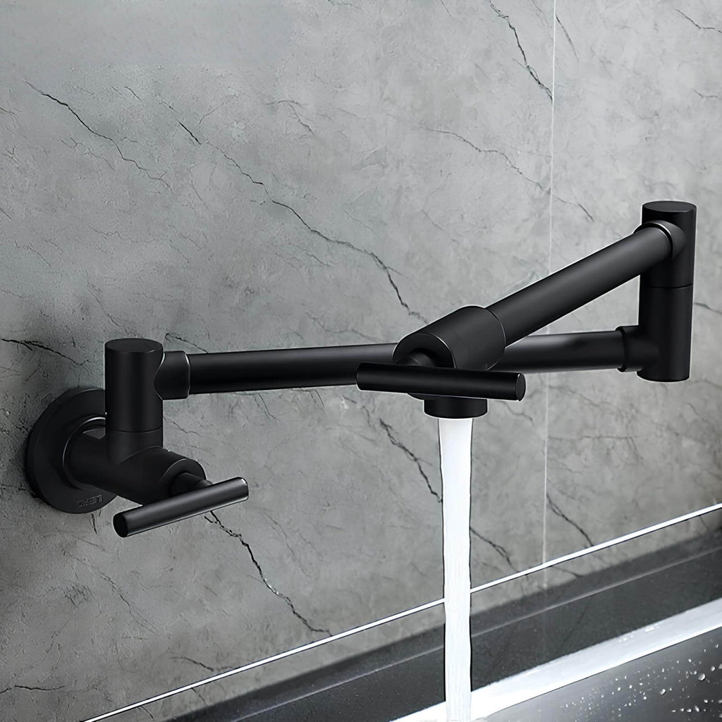 Robinet mural pliable en laiton – eau froide seulement, bec rotatif pour cuisine  Le Mitigeur
