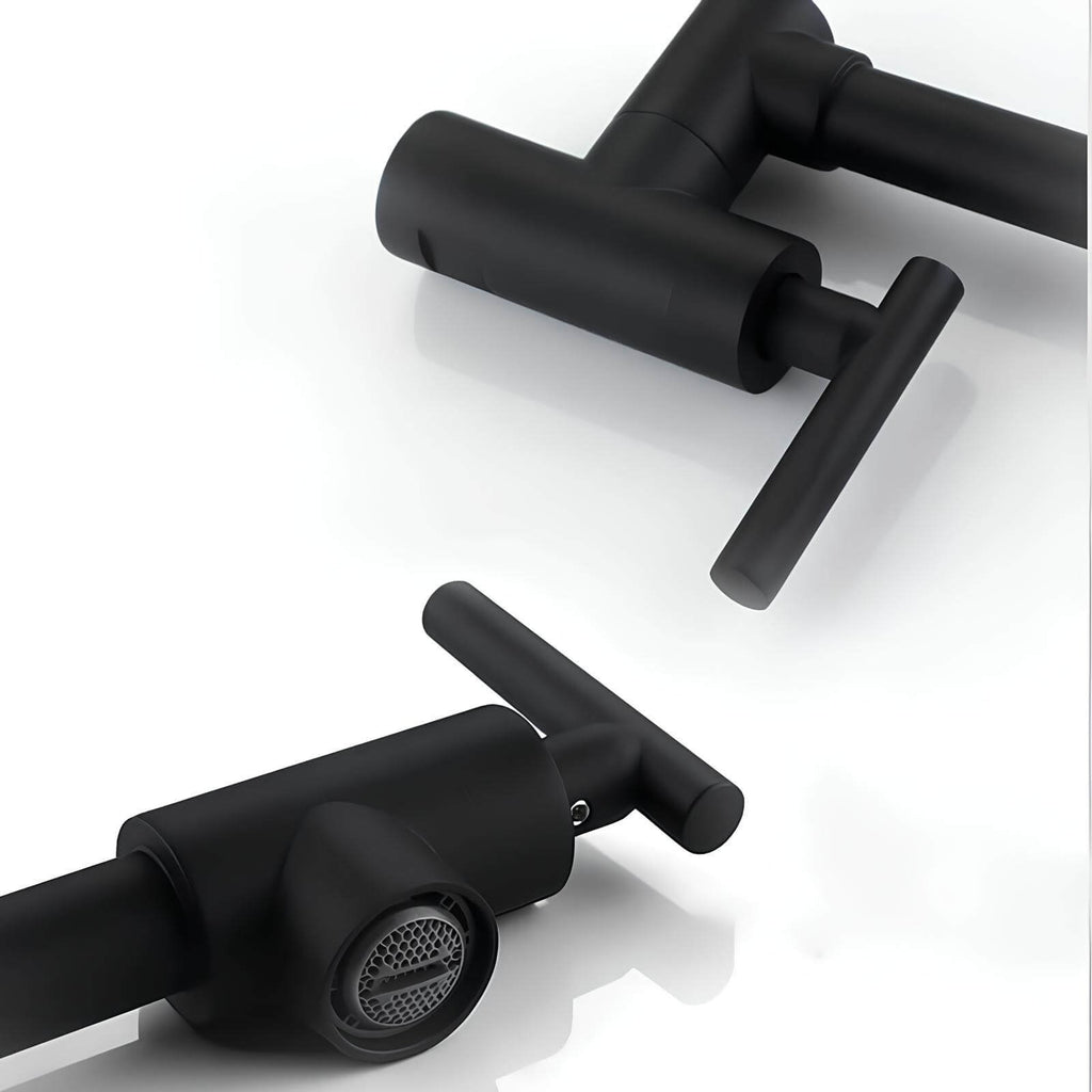 Robinet mural pliable en laiton – eau froide seulement, bec rotatif pour cuisine  Le Mitigeur