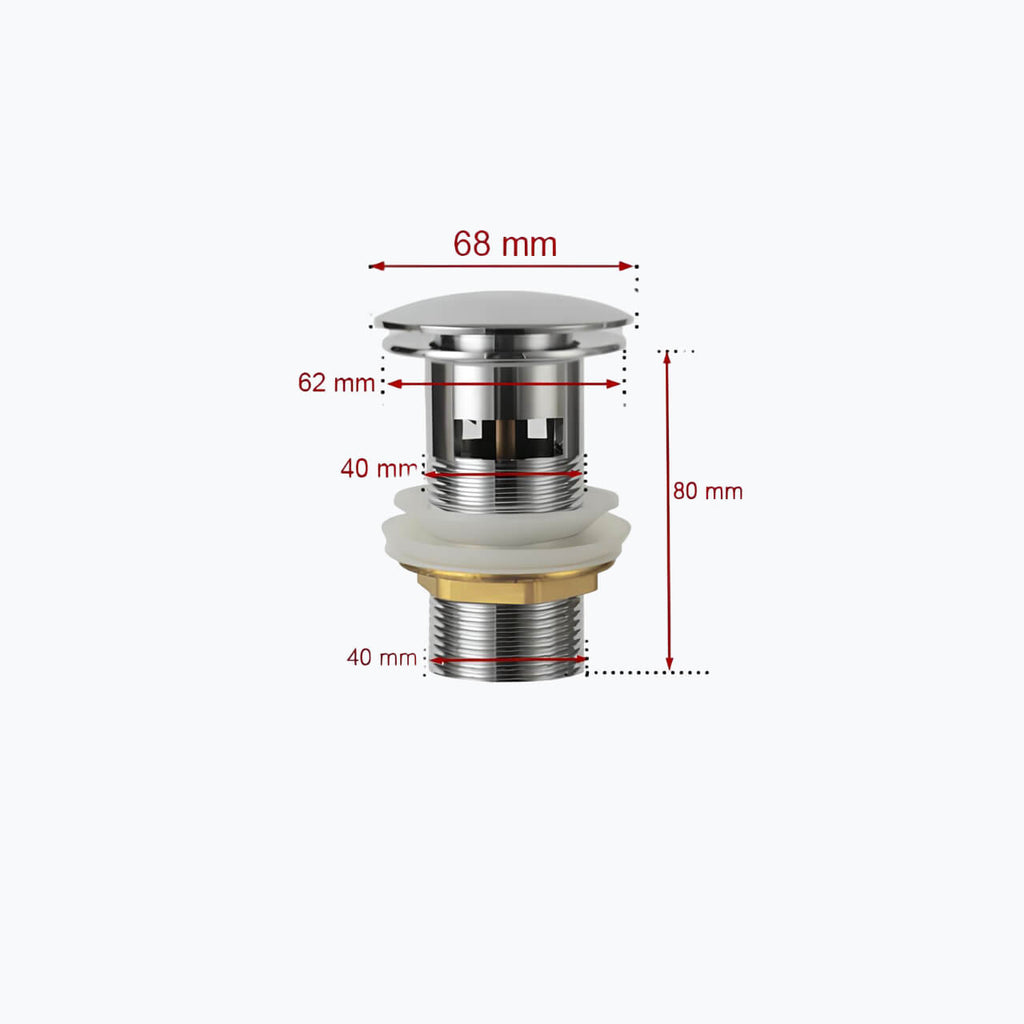 Bonde de lavabo clic-clac universelle  Le Mitigeur