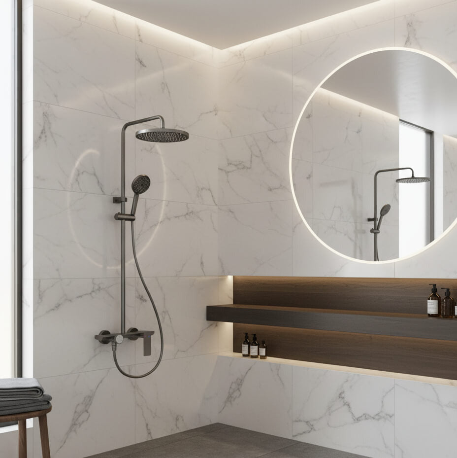 Colonne de douche multi-jet 3 Voies  Le Mitigeur