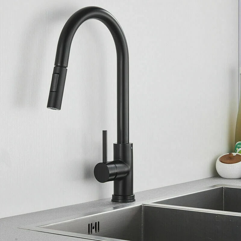 Mitigeur de Cuisine Noir Mat avec Douchette  Le Mitigeur