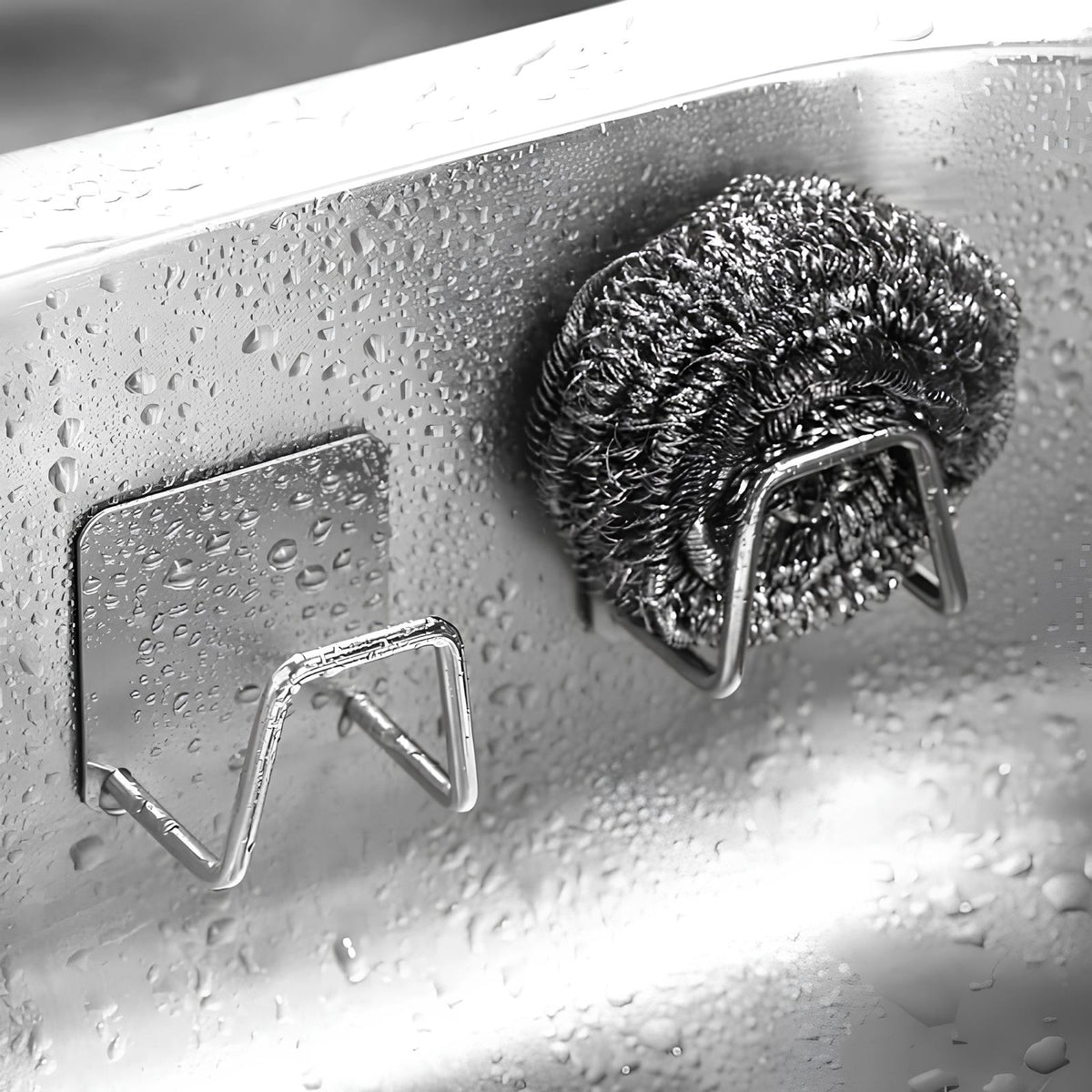 Porte-éponges mural inox - Compact et durable  Le Mitigeur