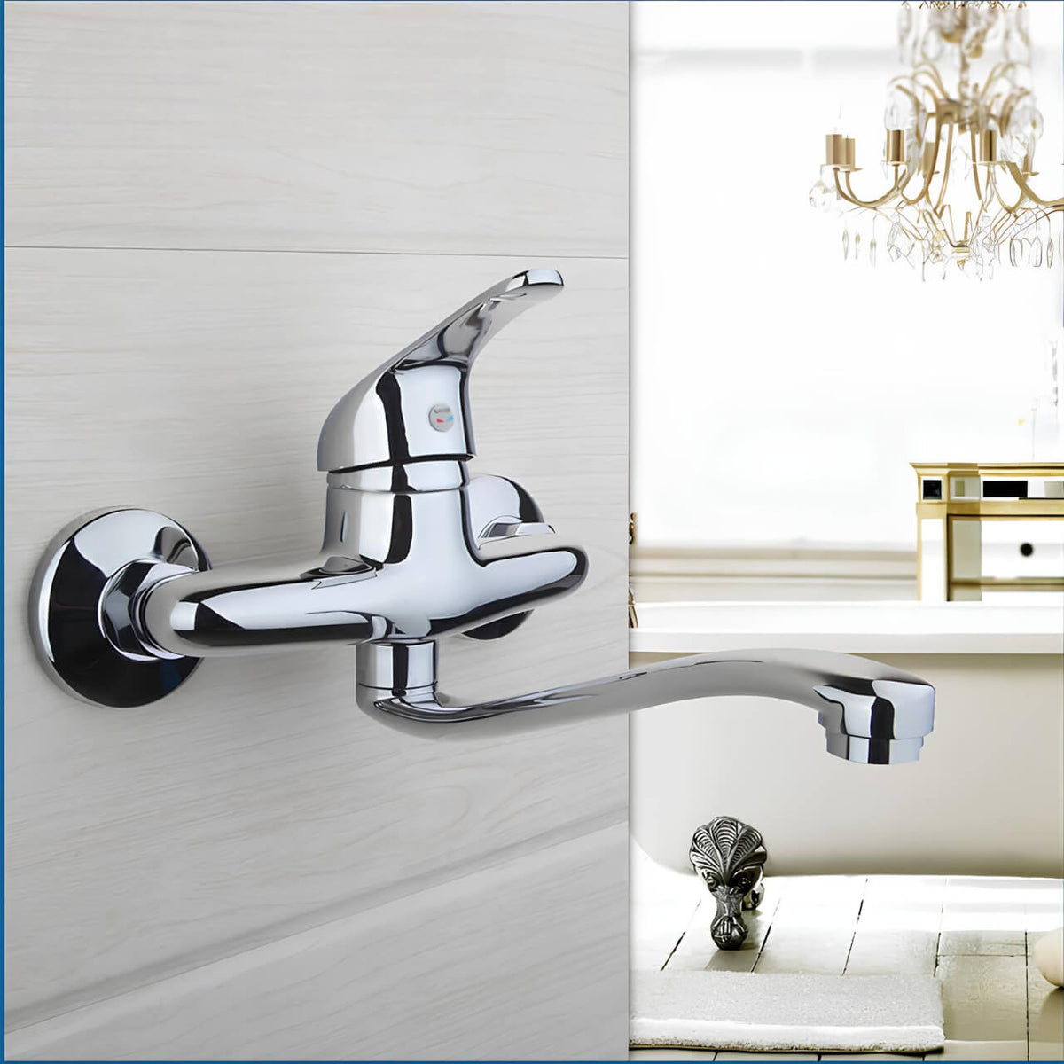 Robinet baignoire mural - design contemporain  Le Mitigeur