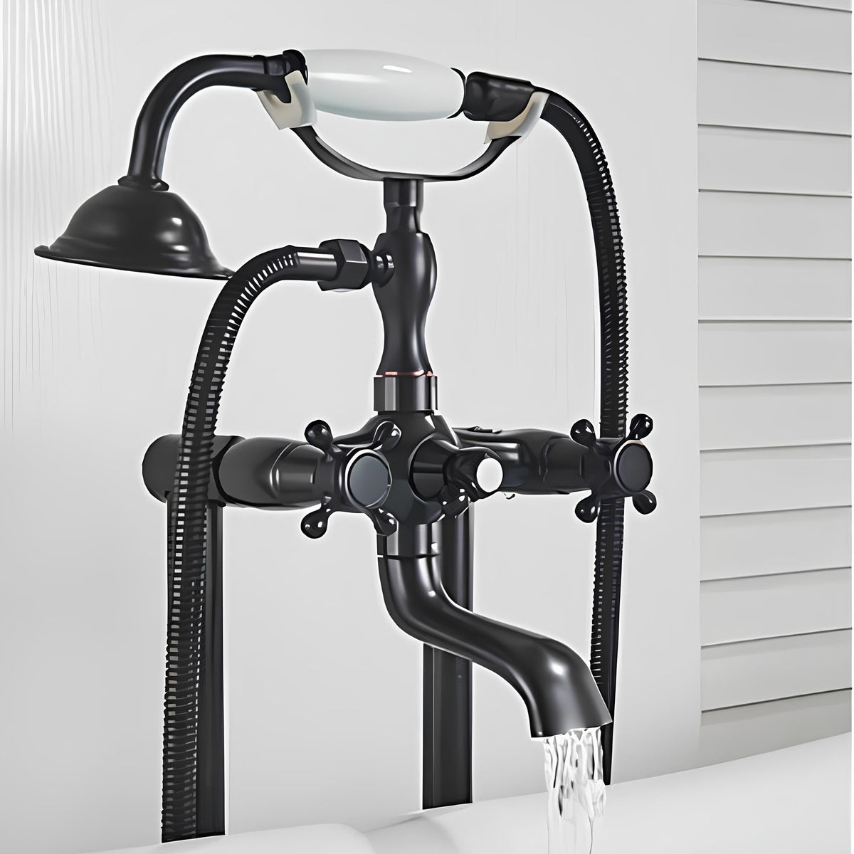 Robinet baignoire sur pied - design rétro  Le Mitigeur