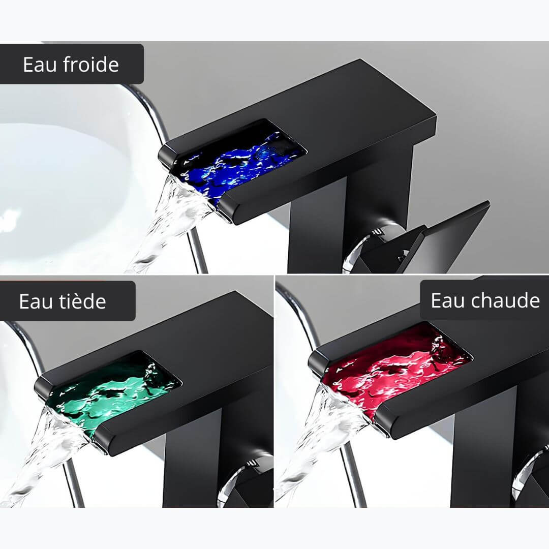 Robinet cascade - LED autonome  Le Mitigeur