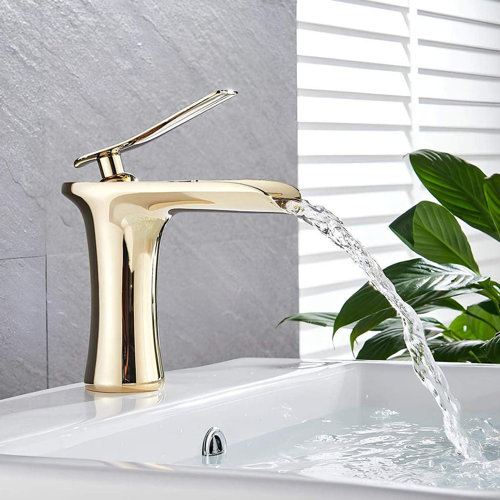 Robinet cascade de lavabo en laiton  Le Mitigeur