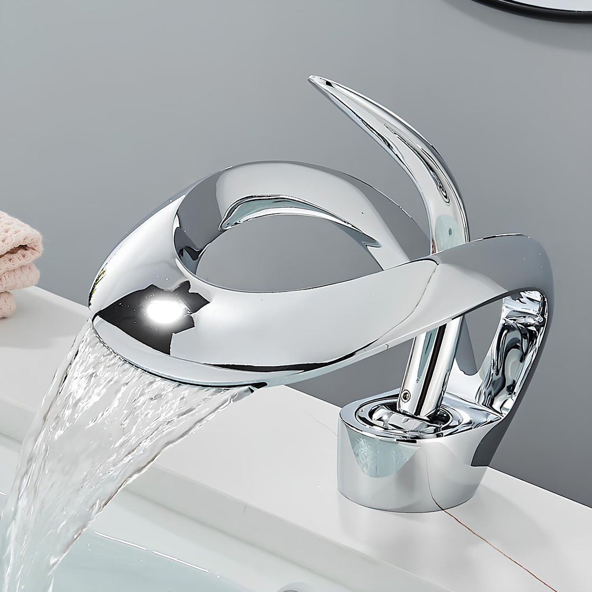 Robinet cascade pour lavabo  Le Mitigeur