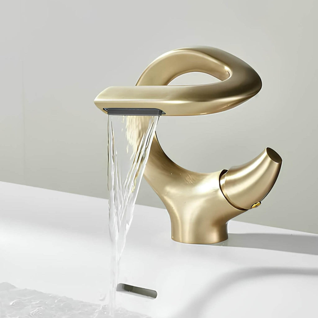 Robinet lavabo cascade – version compacte  Le Mitigeur