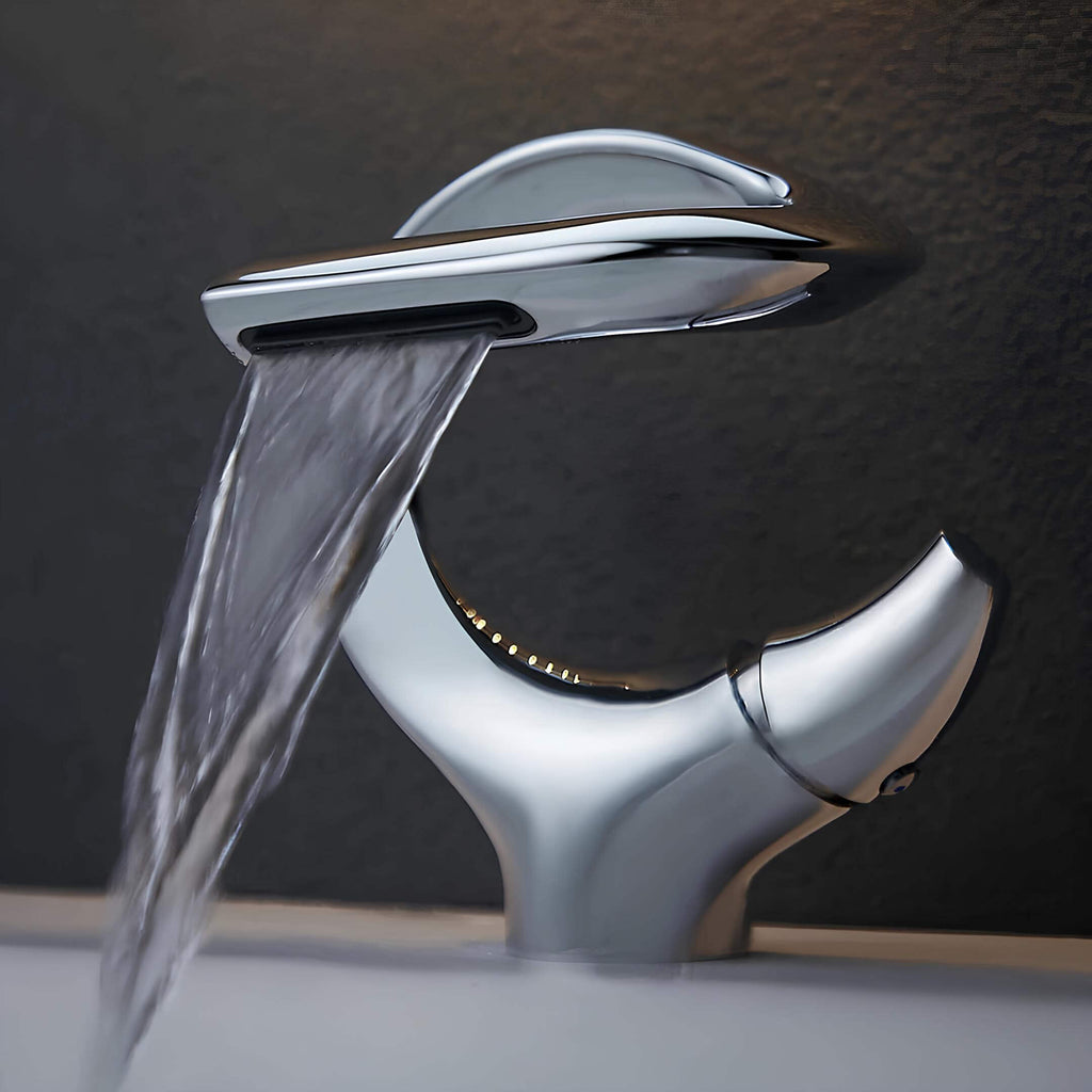 Robinet lavabo cascade – version compacte  Le Mitigeur