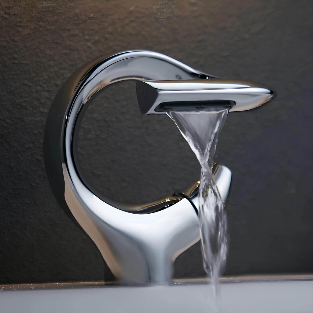 Robinet lavabo cascade – version compacte  Le Mitigeur