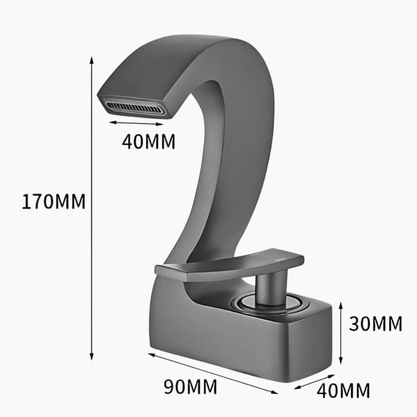 Robinet cascade moderne en laiton – mitigeur élégant pour lavabo  Le Mitigeur