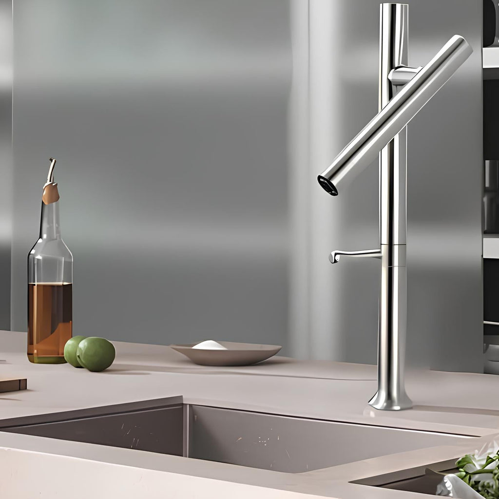 Robinet cuisine inox 304 – mitigeur à bec rotatif 360°  Le Mitigeur
