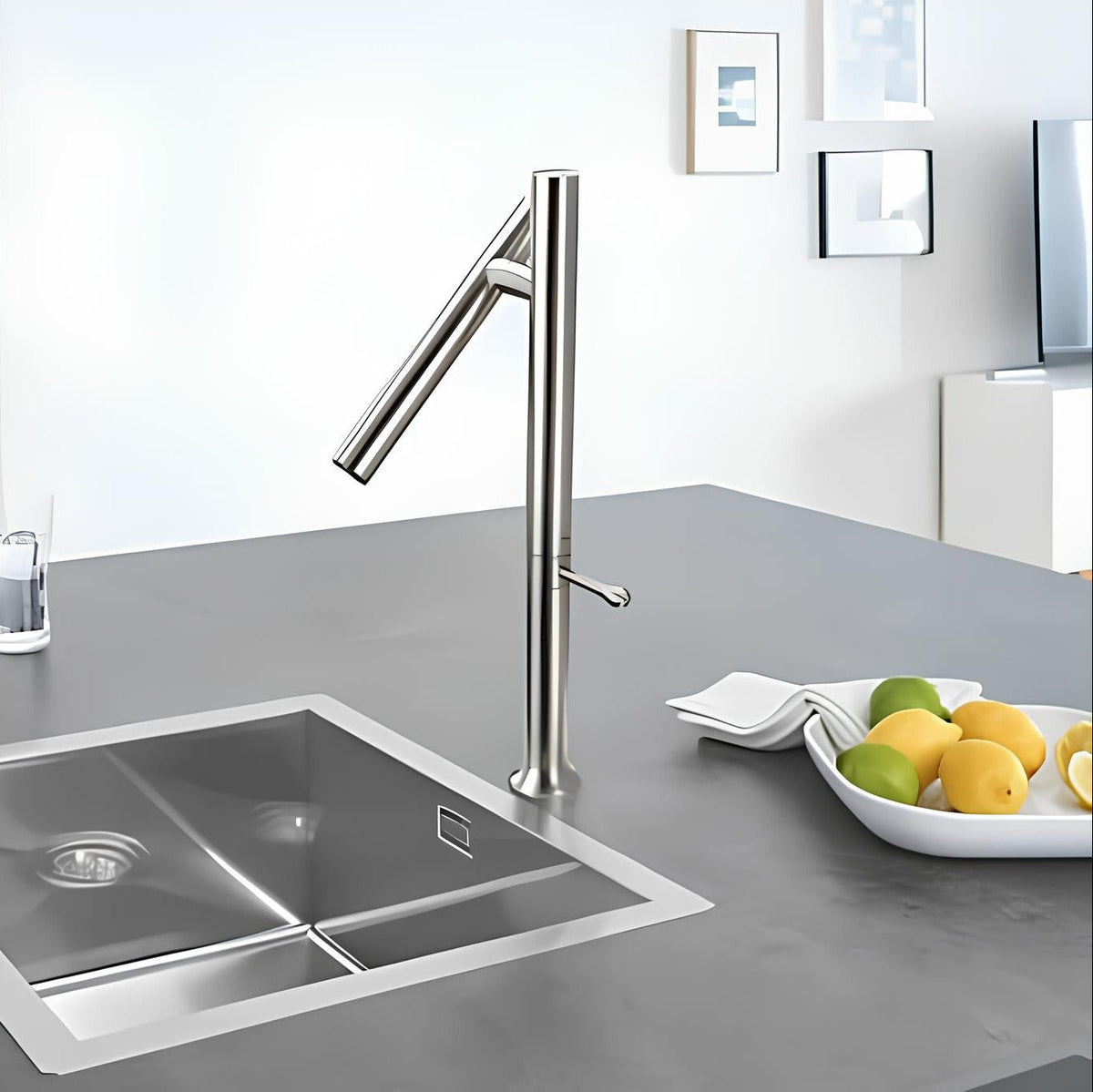 Robinet cuisine inox 304 – mitigeur à bec rotatif 360°  Le Mitigeur