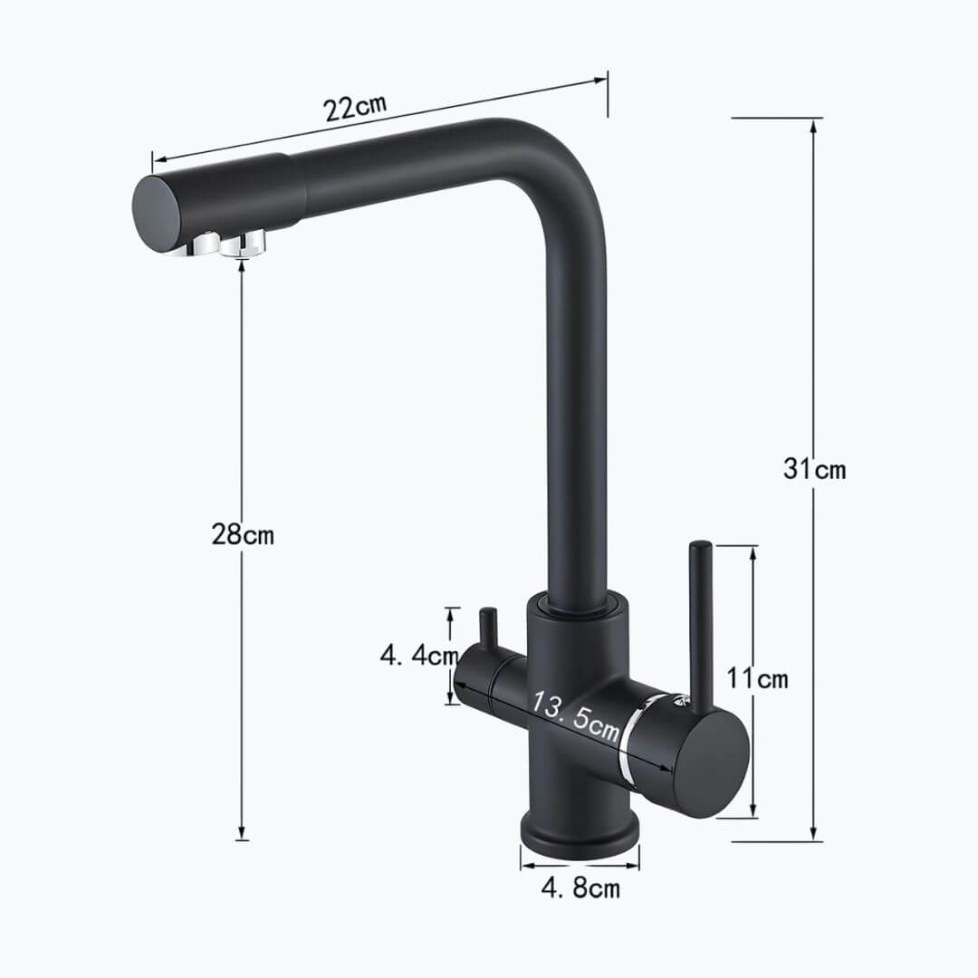Robinet évier double voies  Le Mitigeur