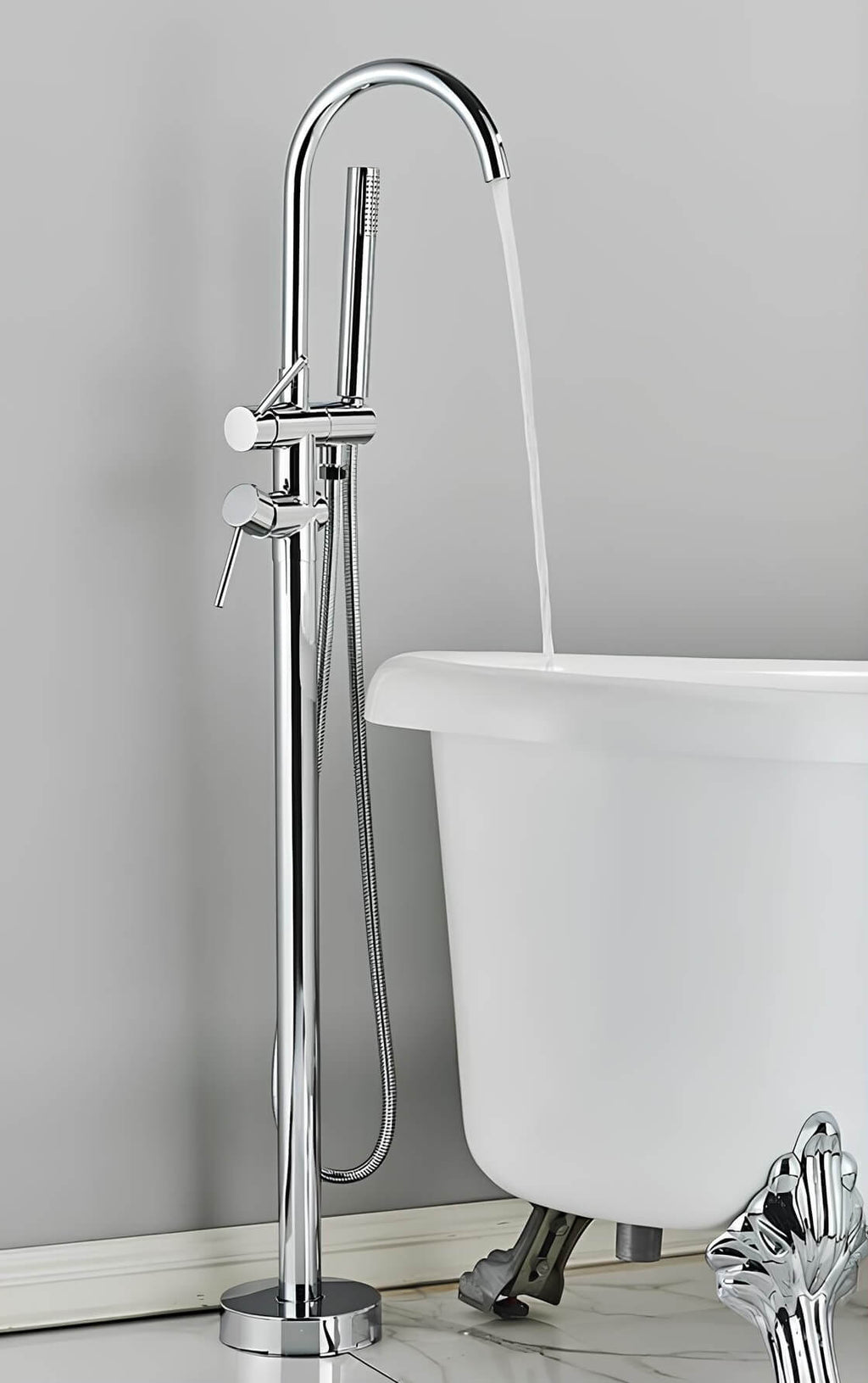 Robinet de baignoire sur pied  Le Mitigeur