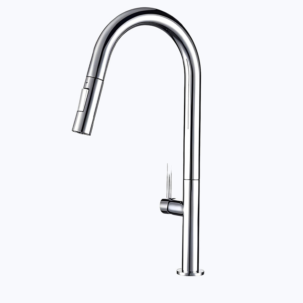 Robinet de cuisine avec douchette extractible design  Le Mitigeur
