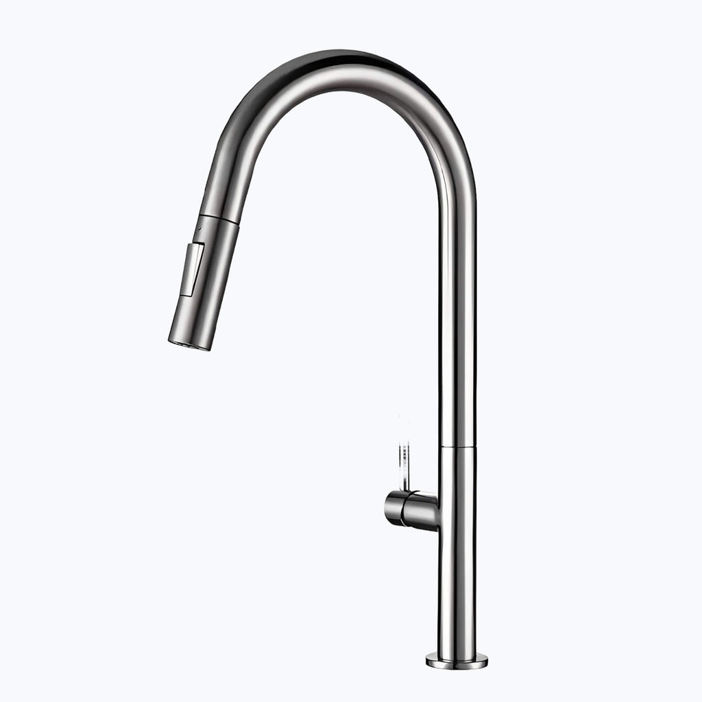 Robinet de cuisine avec douchette extractible design  Le Mitigeur