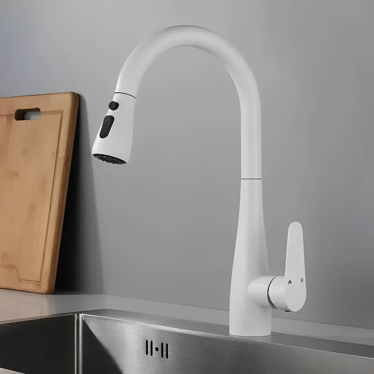 Robinet de cuisine - Douchette extractible 360°  Le Mitigeur