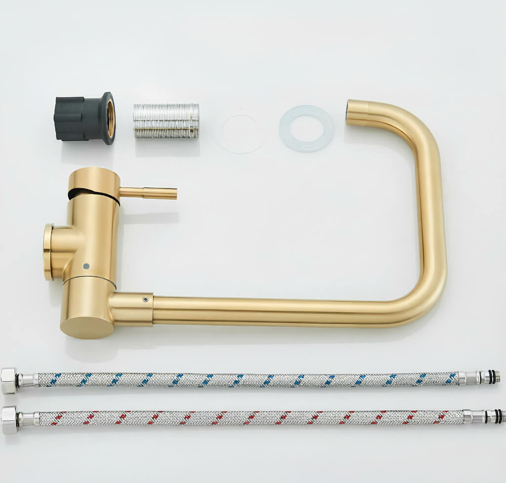 Robinet de cuisine rabattable - pratique et design  Le Mitigeur