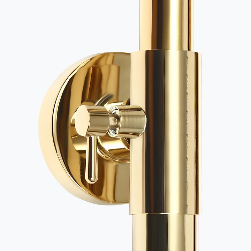 Robinet de douche dorée thermostatique  Le Mitigeur
