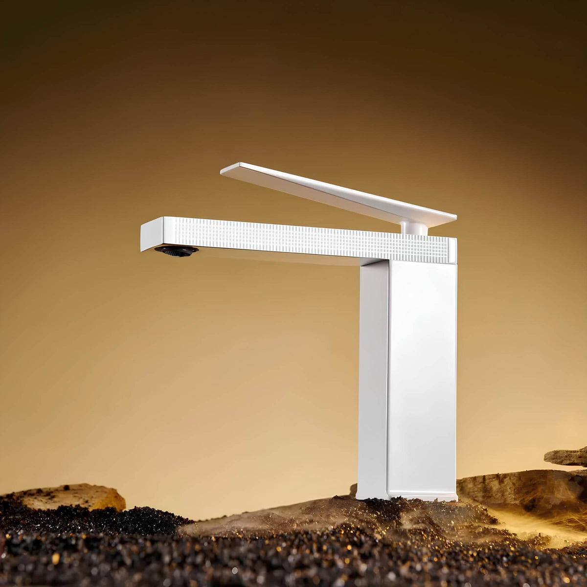 Robinet de lavabo en laiton – mitigeur compact au design épuré  Le Mitigeur