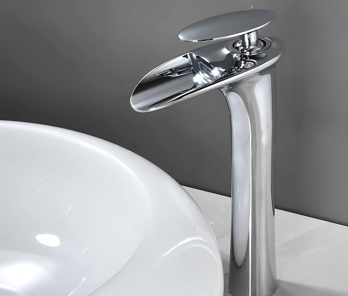 Robinet de vasque moderne - Style cascade  Le Mitigeur