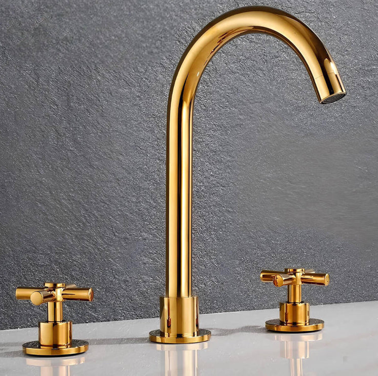 Robinet lavabo 3 trous  – Style moderne  Le Mitigeur