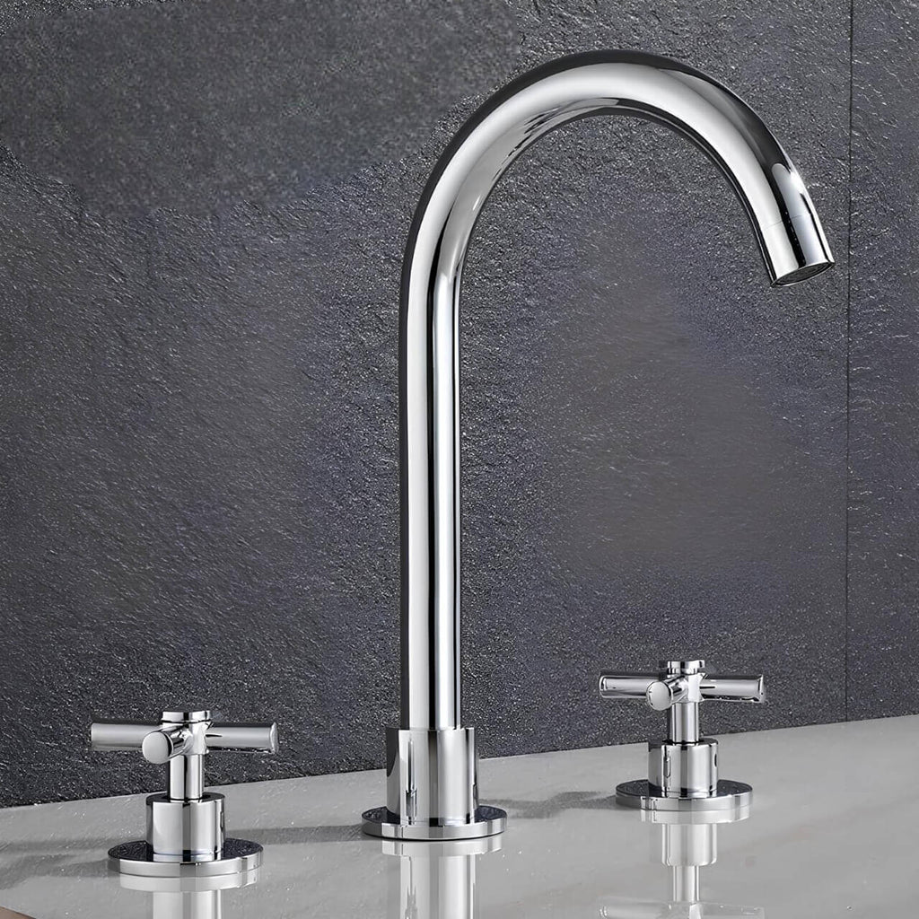 Robinet lavabo 3 trous  – Style moderne  Le Mitigeur