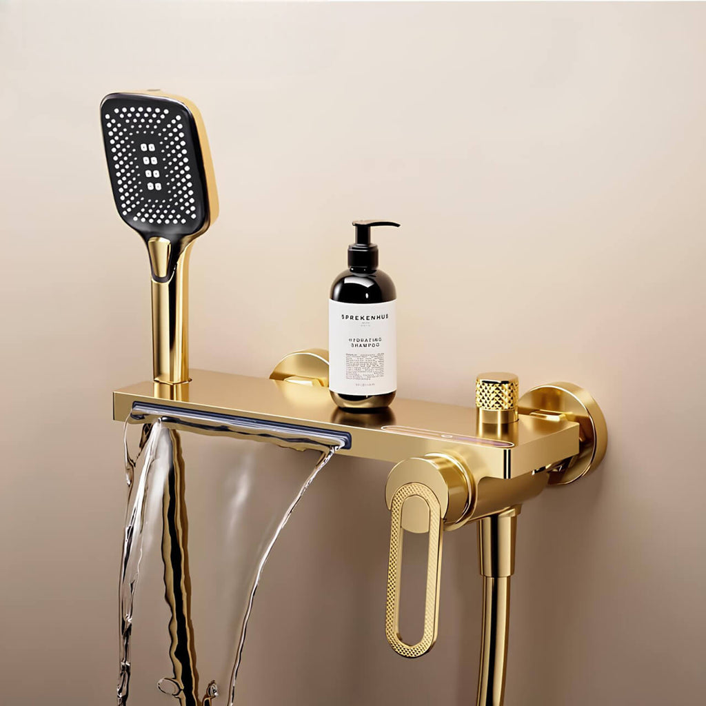 Robinet douche baignoire mural avec douchette  Le Mitigeur