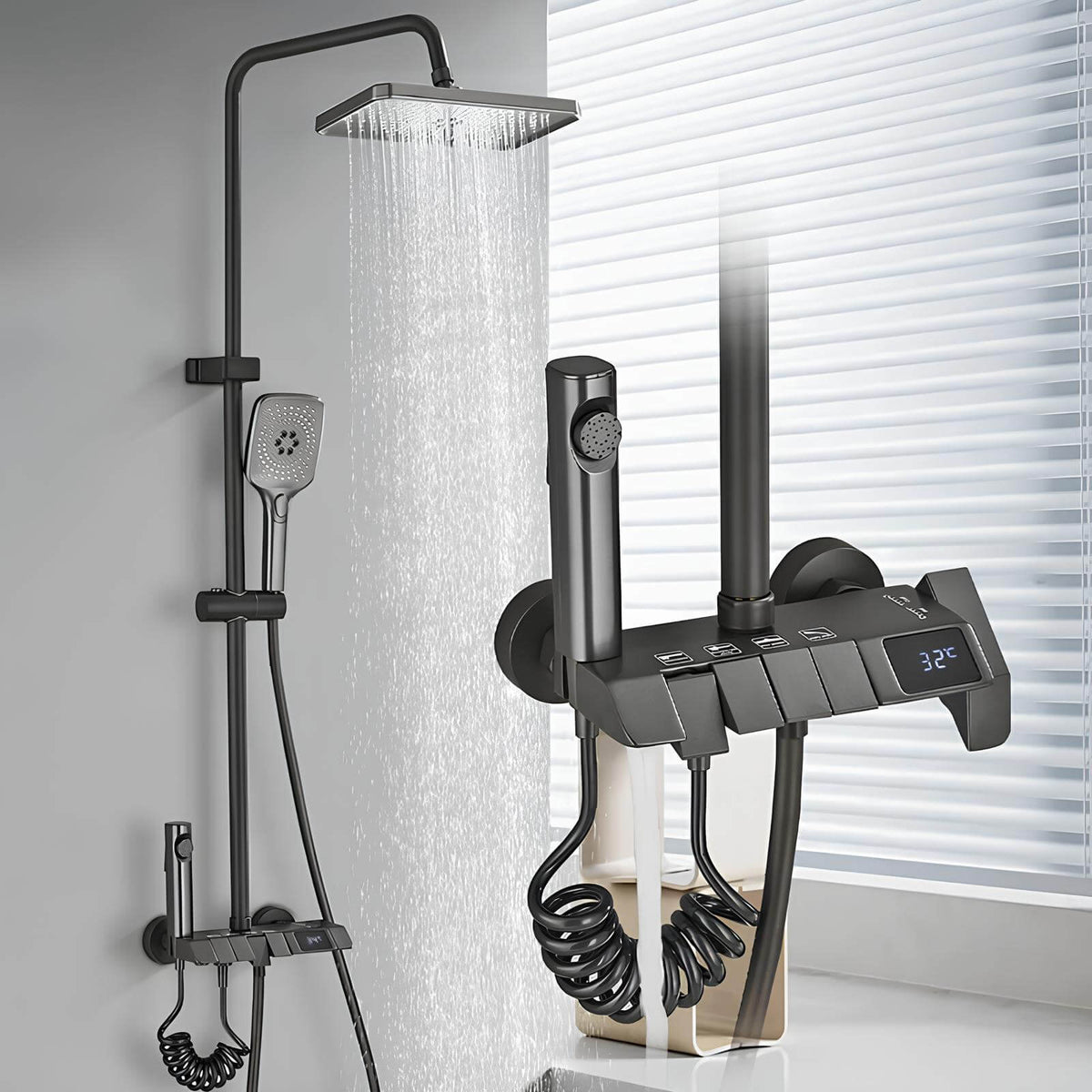 Robinet douche digital style piano  Le Mitigeur